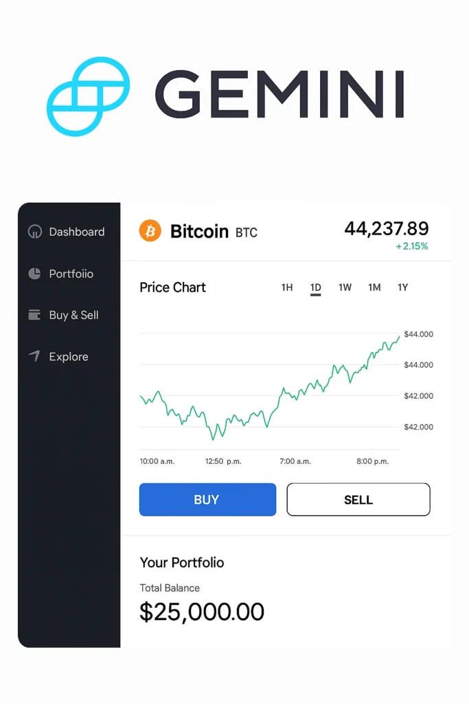 Gemini exchange logo