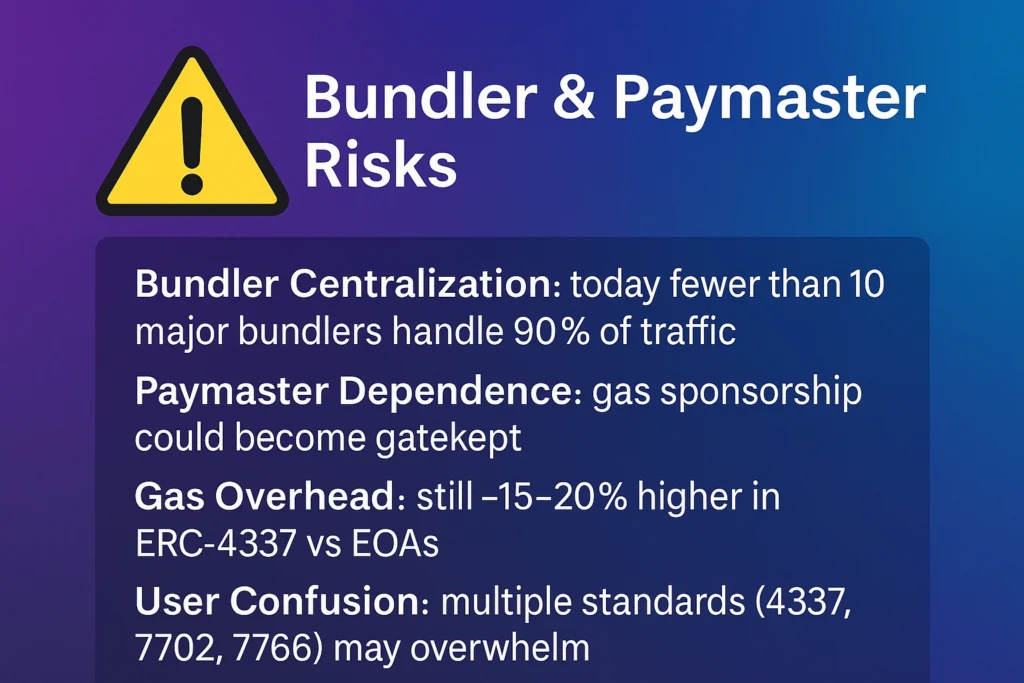 Bundler & Paymaster Risks.