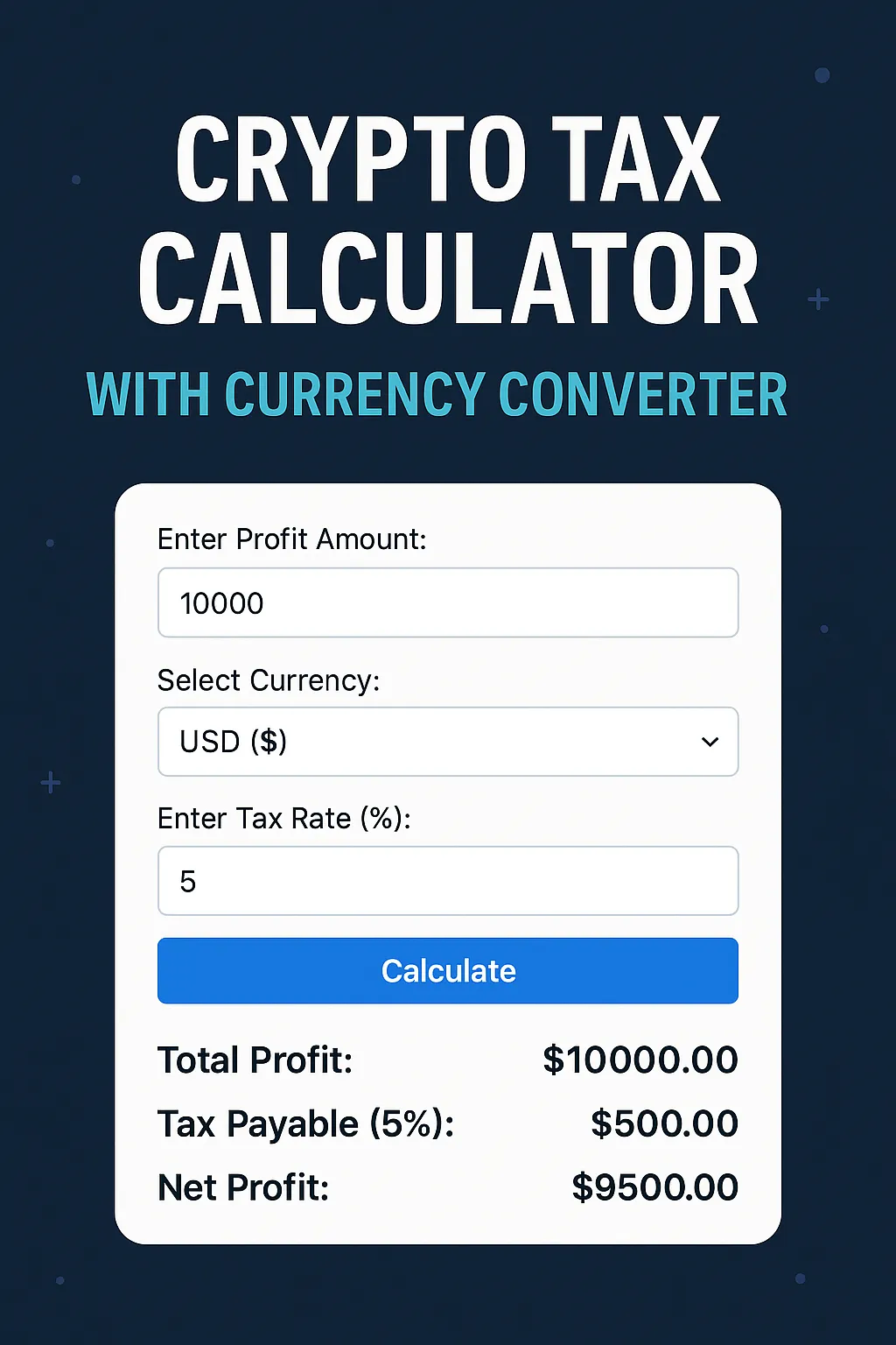 Crypto Tax Calculator