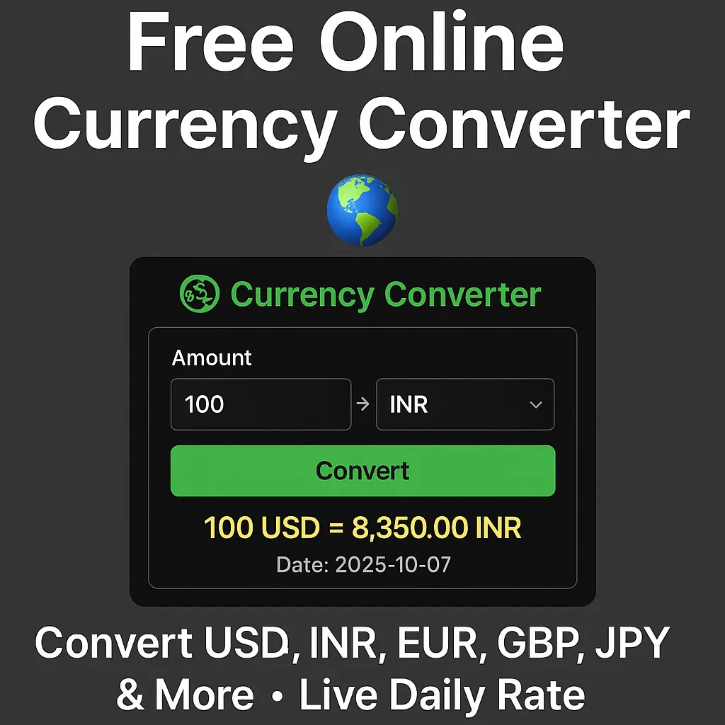 Free Online Currency Converter